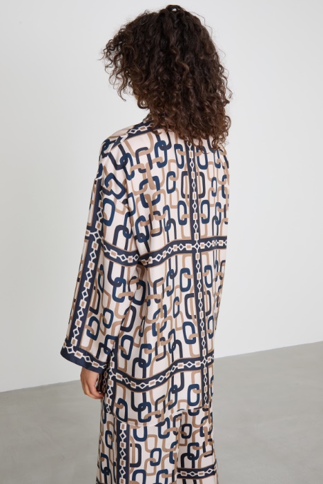 Camicia reversibile in seta