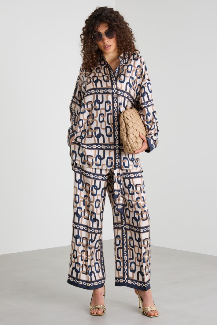 Reversible silk shirt Intrend - 3