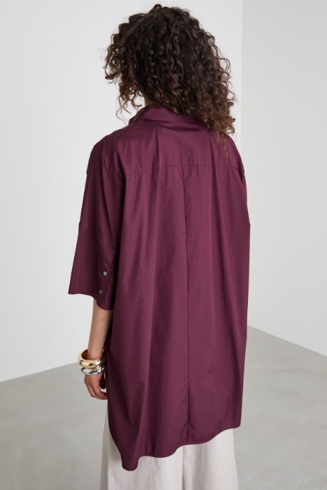 Casacca in popeline di cotone