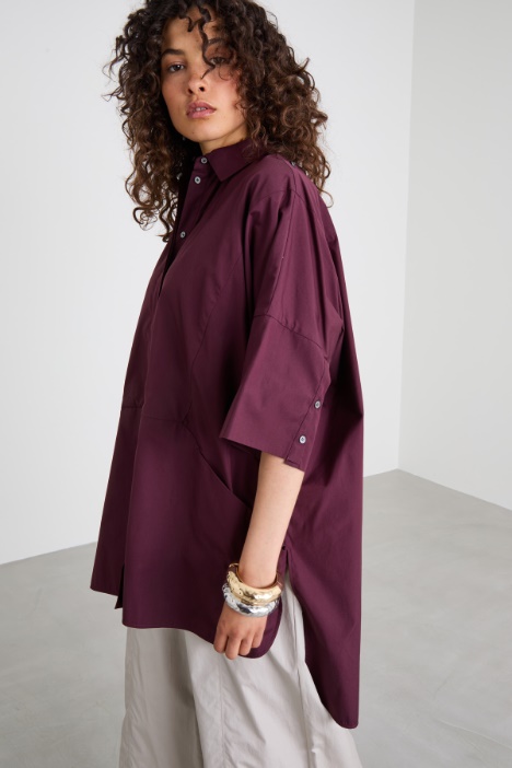 Cotton poplin tunic Intrend