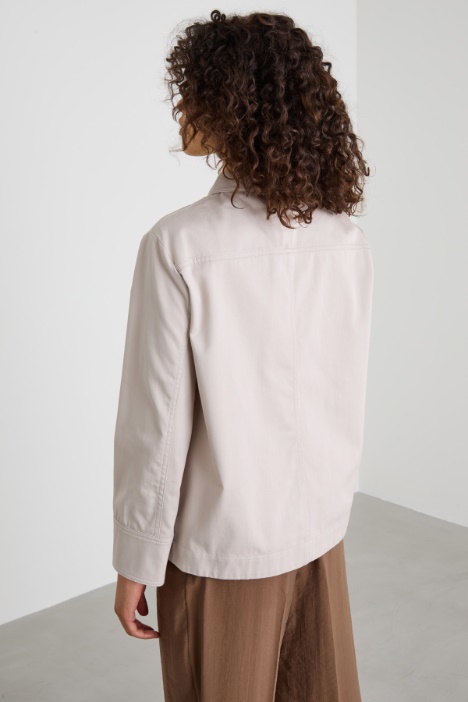 Giacca in gabardina di cotone
