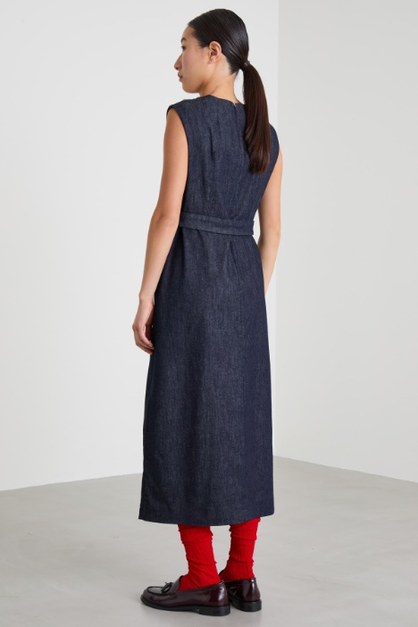 Abito a tubino in denim