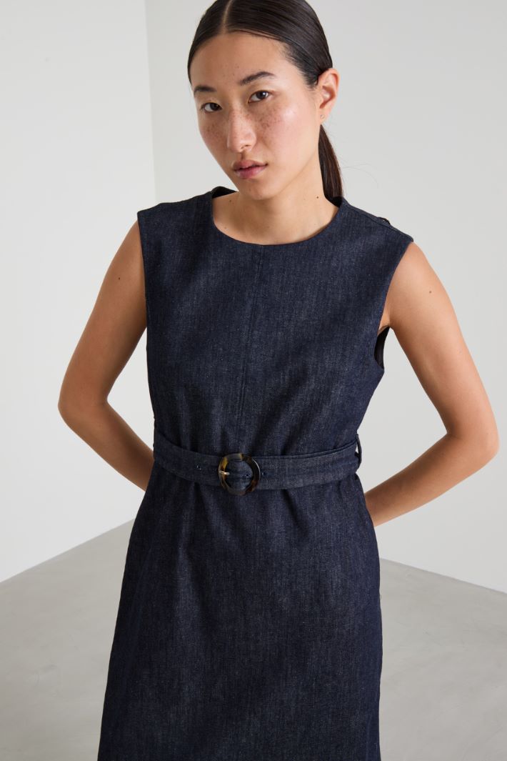 Abito a tubino in denim Intrend - 4