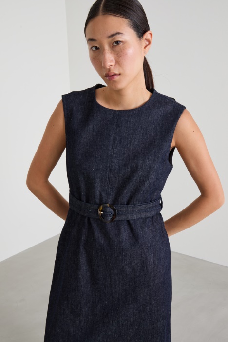 Abito a tubino in denim