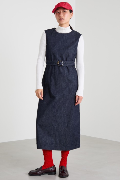 Denim pencil dress Intrend
