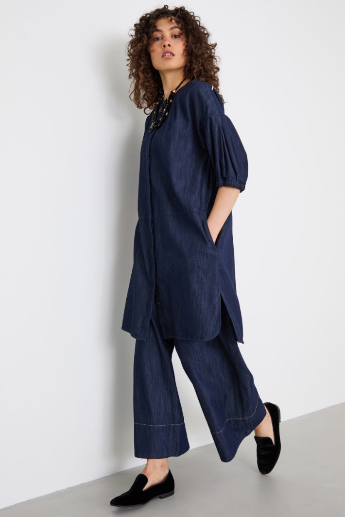 Short, lightweight denim dress Intrend