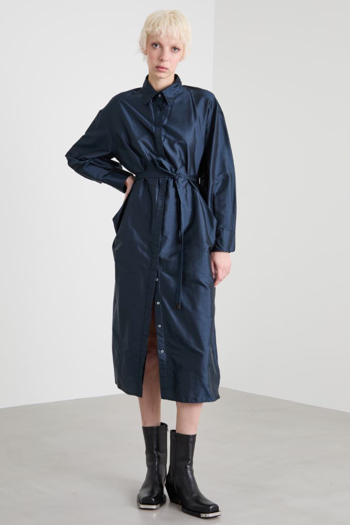 Silk shantung dress Intrend - 2