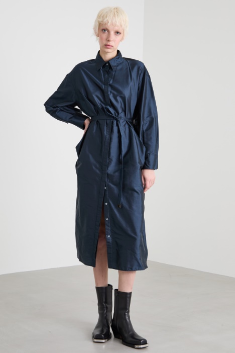 Abito in shantung di seta