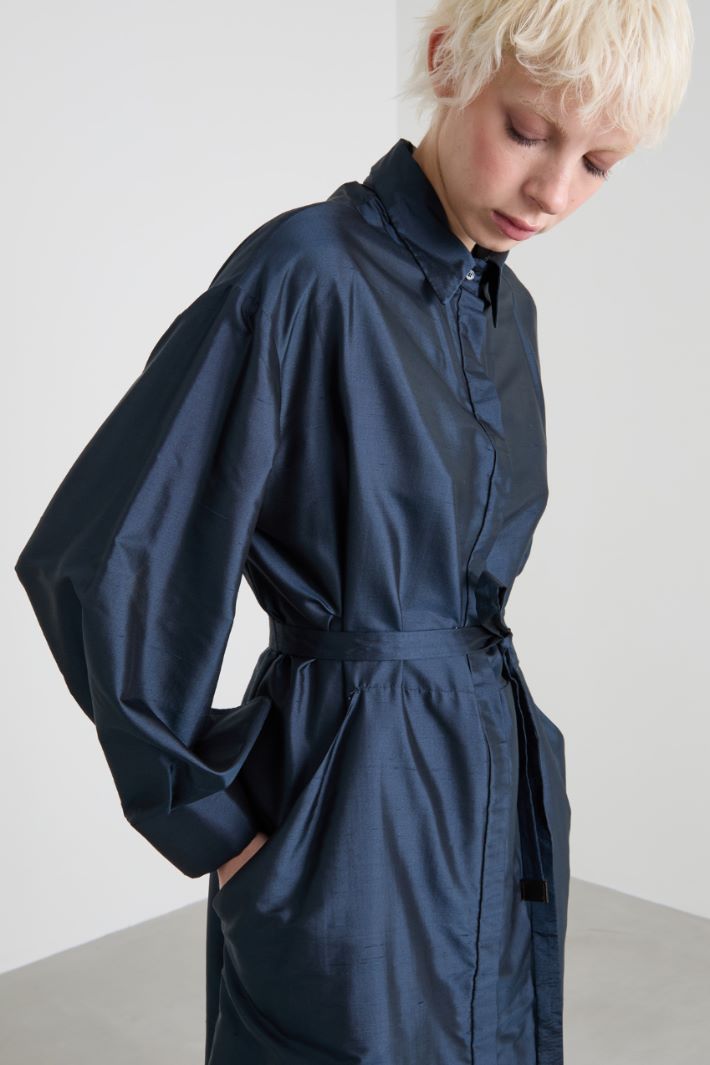 Silk shantung dress Intrend - 4