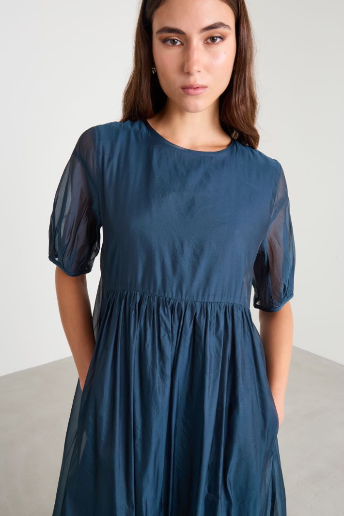 Silk organza dress Intrend - 4