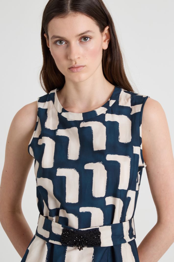 Cotton poplin dress Intrend - 4