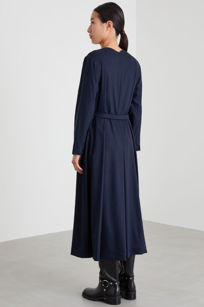Pleated flannel dress Intrend - 3