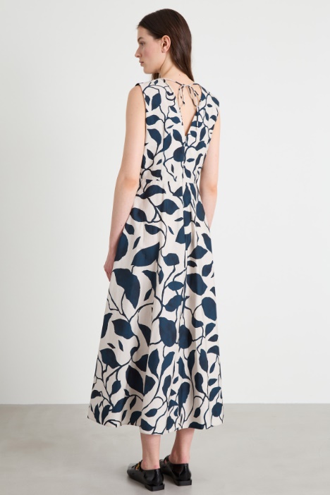 Abito in popeline di cotone