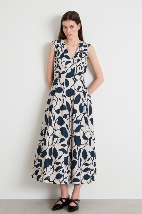 Abito in popeline di cotone