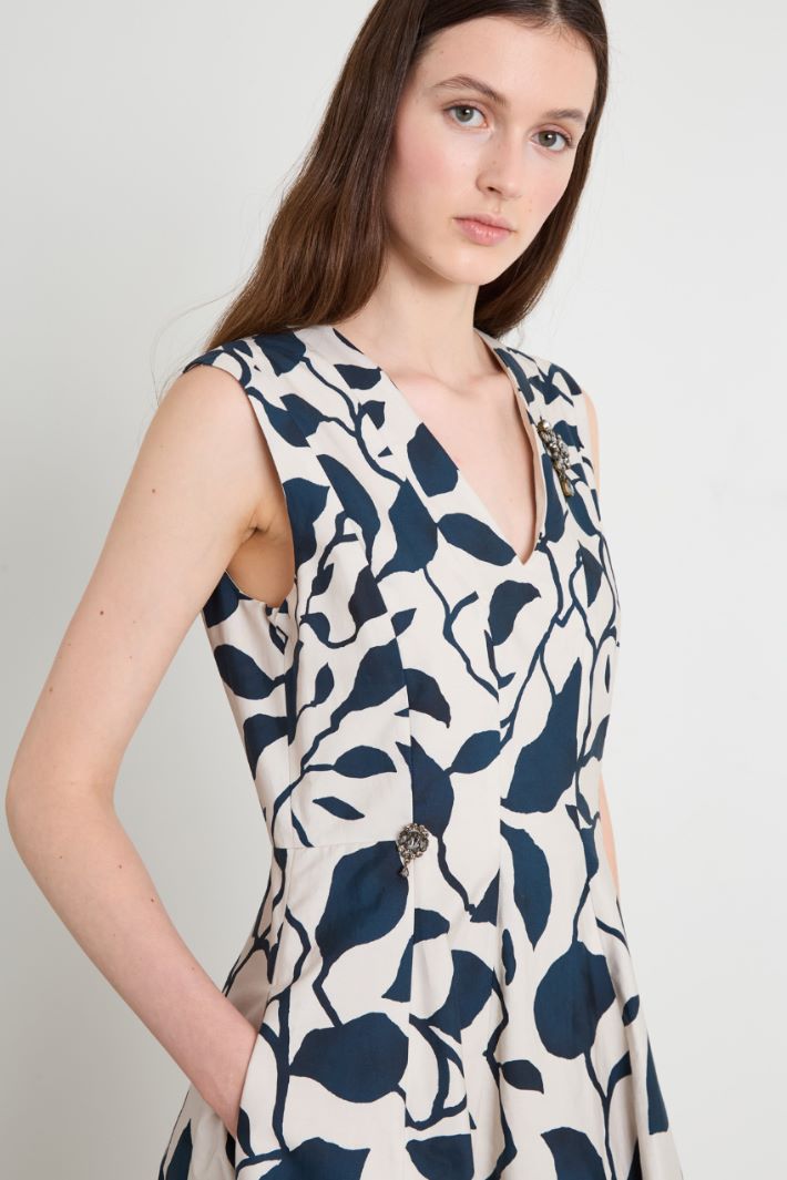 Cotton poplin dress Intrend - 4