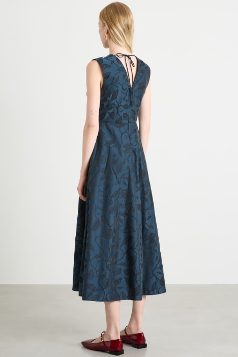 Abito in cotone jacquard