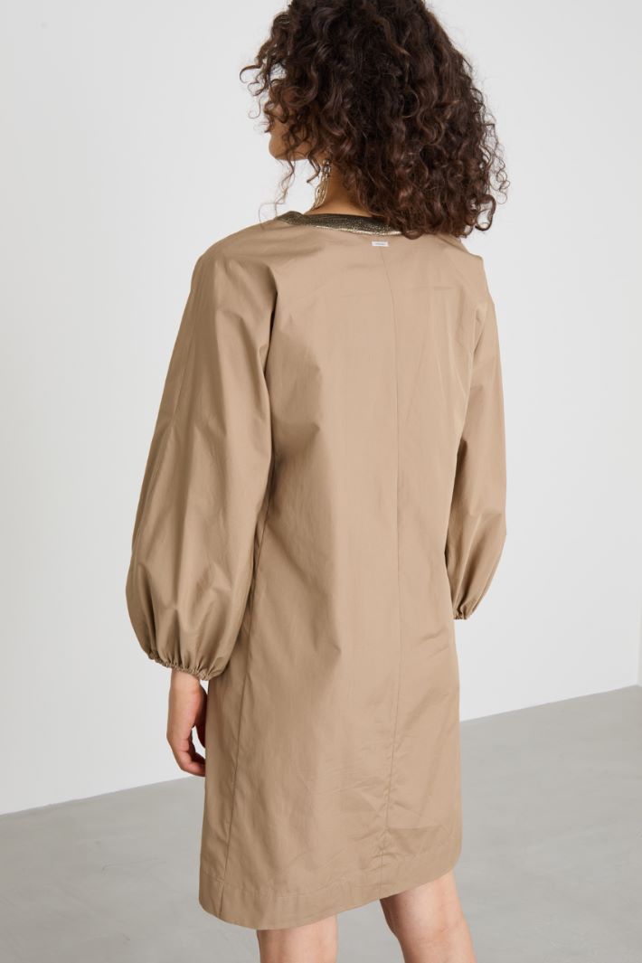 Vestido de popelina de algodón Intrend - 3