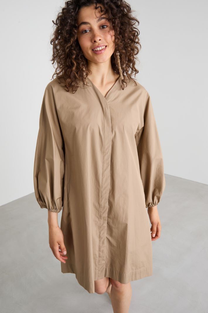 Vestido de popelina de algodón Intrend - 2