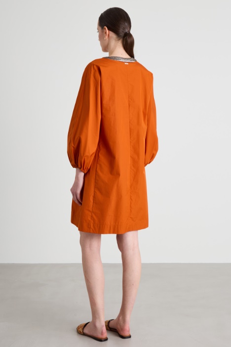 Vestido de popelina de algodón