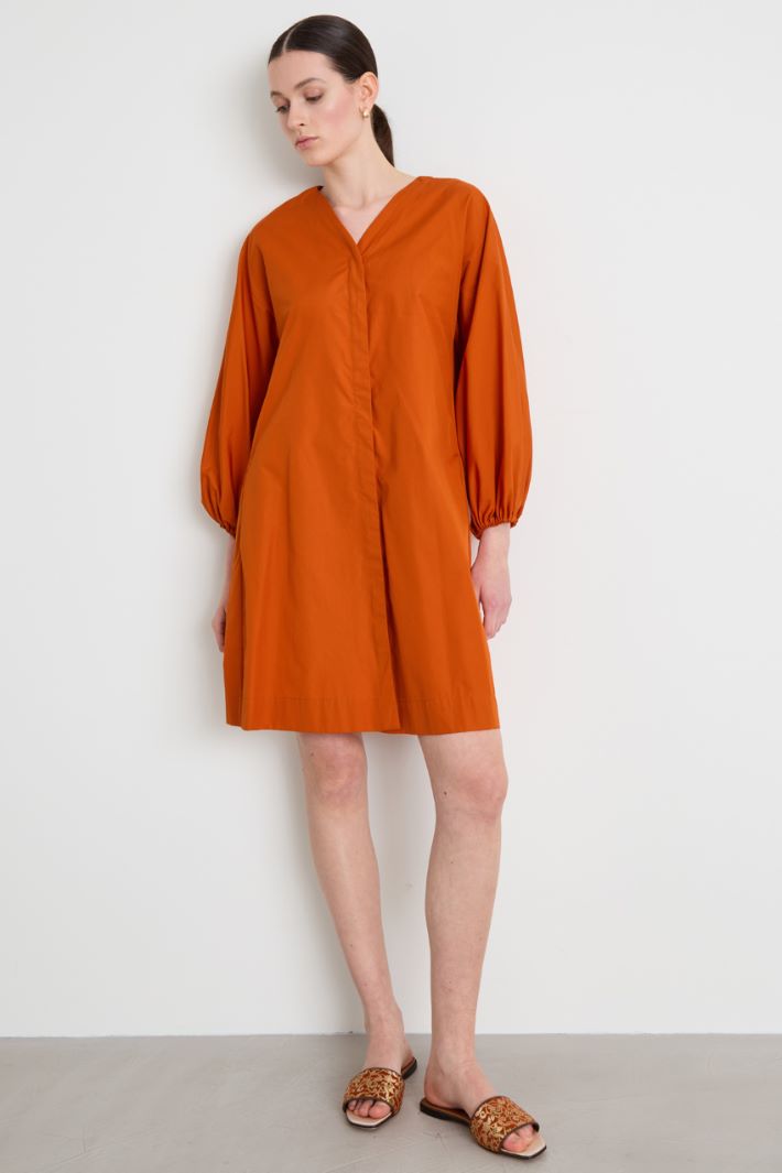Vestido de popelina de algodón Intrend - 2