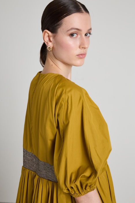 Vestido corto de algodón