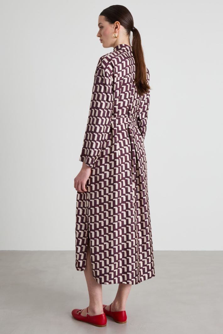 Reversible silk dress Intrend - 3