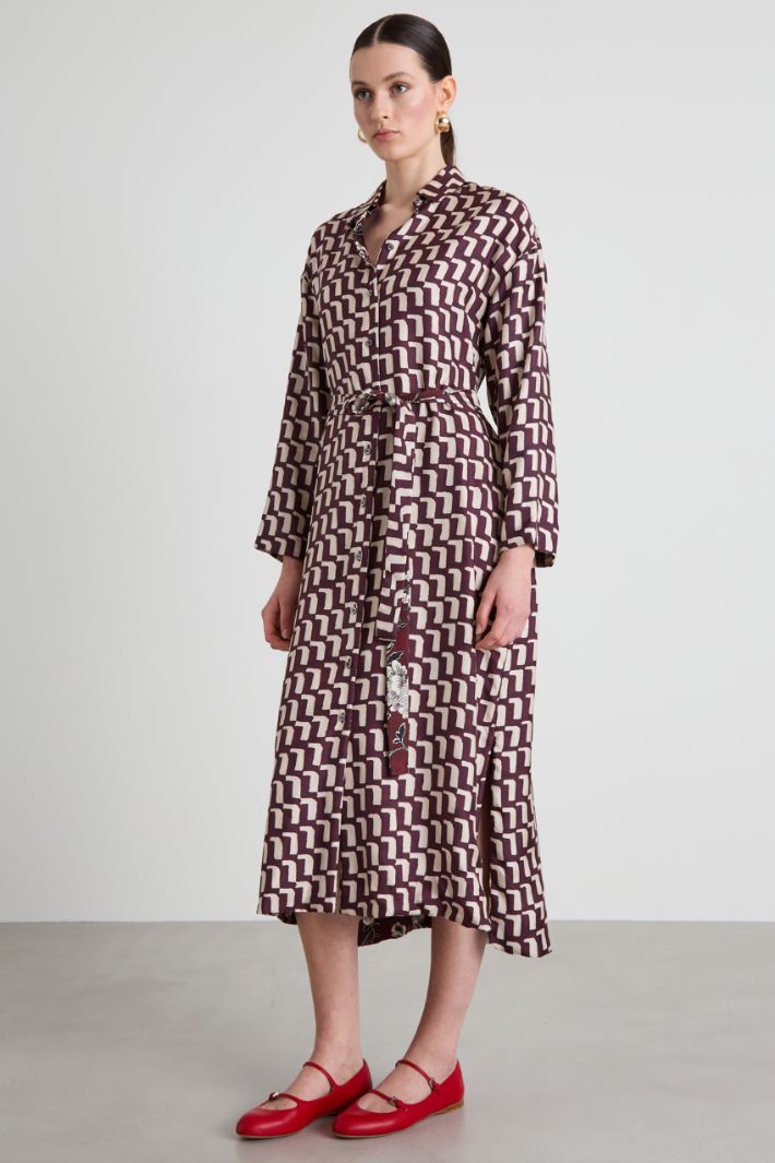 Reversible silk dress Intrend - 2