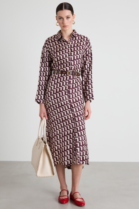 Reversible silk dress Intrend