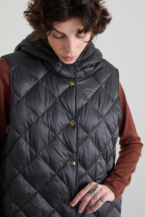 Gilet imbottito a losanghe