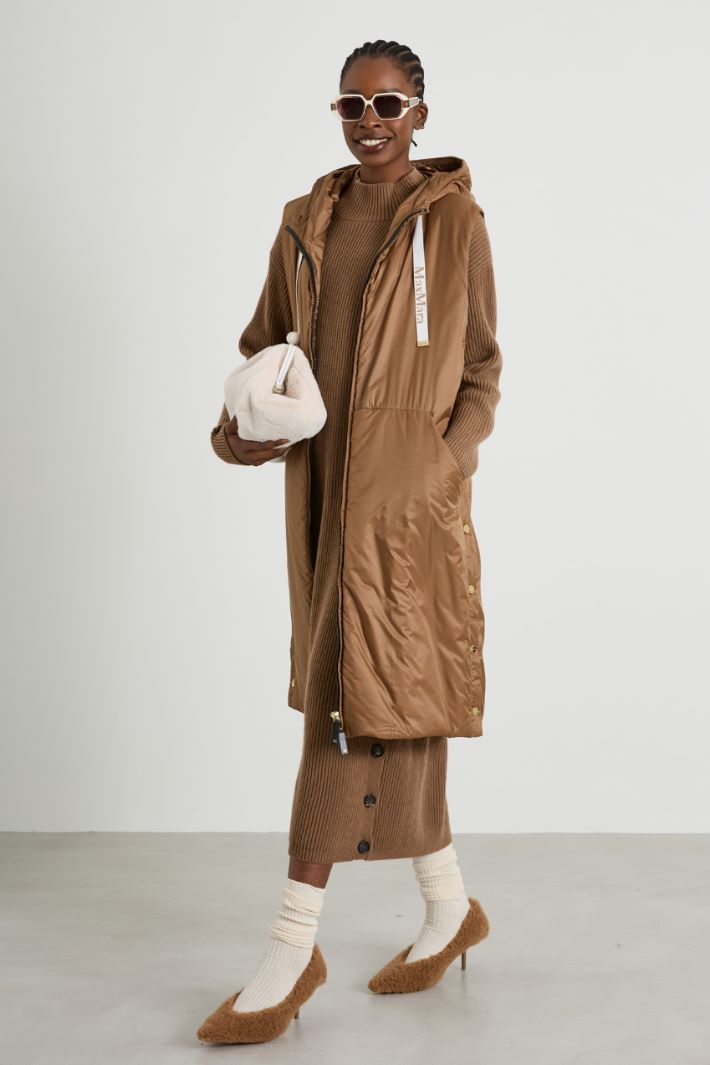 Long water-repellent gilet Intrend