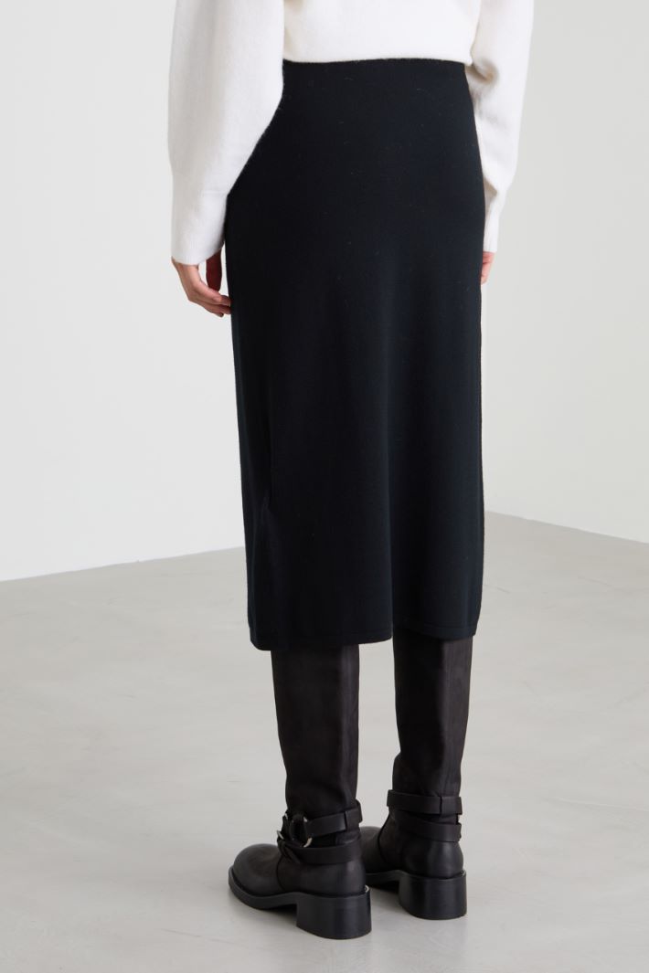 Straight wool skirt Intrend - 3