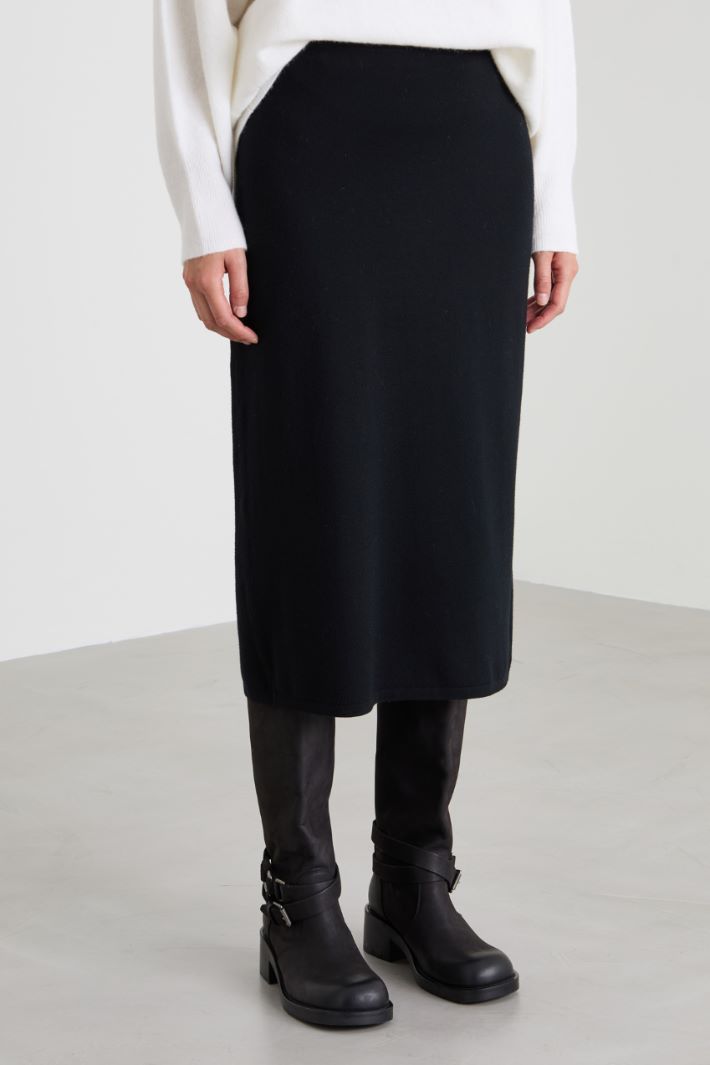 Straight wool skirt Intrend - 2
