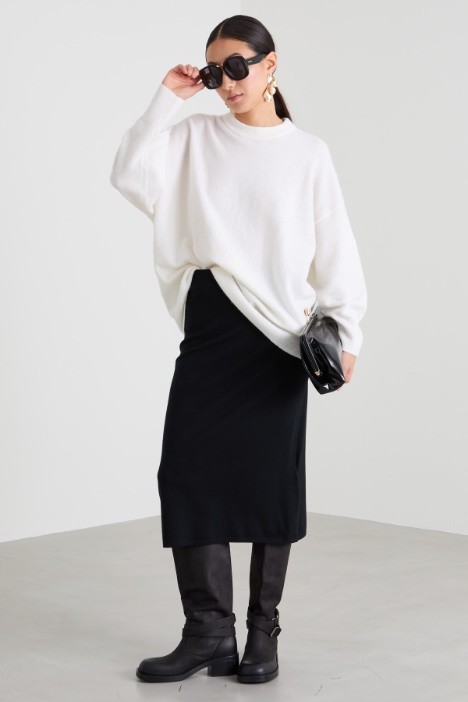 Straight wool skirt Intrend
