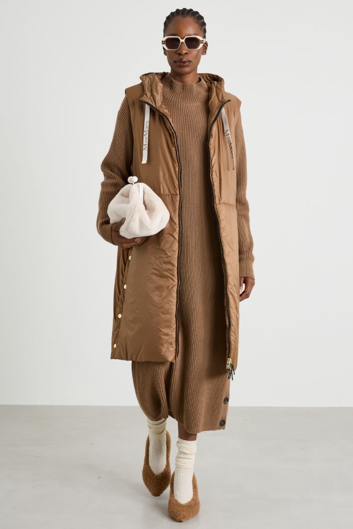 Wool and cashmere turtleneck dress Intrend