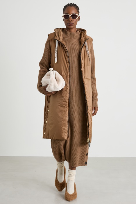 Wool and cashmere turtleneck dress Intrend