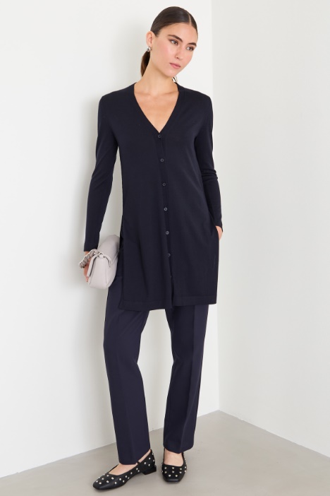 Long wool cardigan Intrend