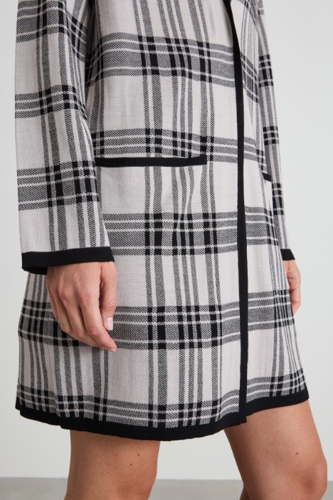 Cardigan in lana jacquard