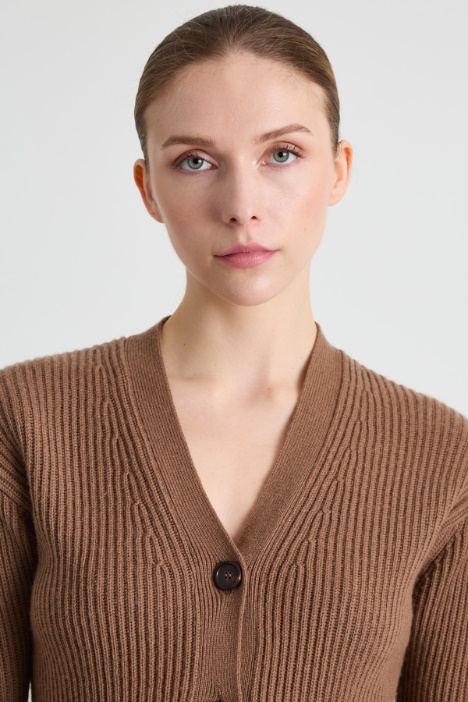 Cardigan cropped a coste