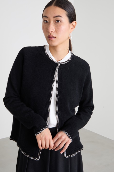Wool and cashmere cardigan Intrend