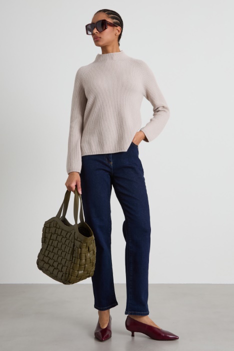 Rib-knit sweater Intrend