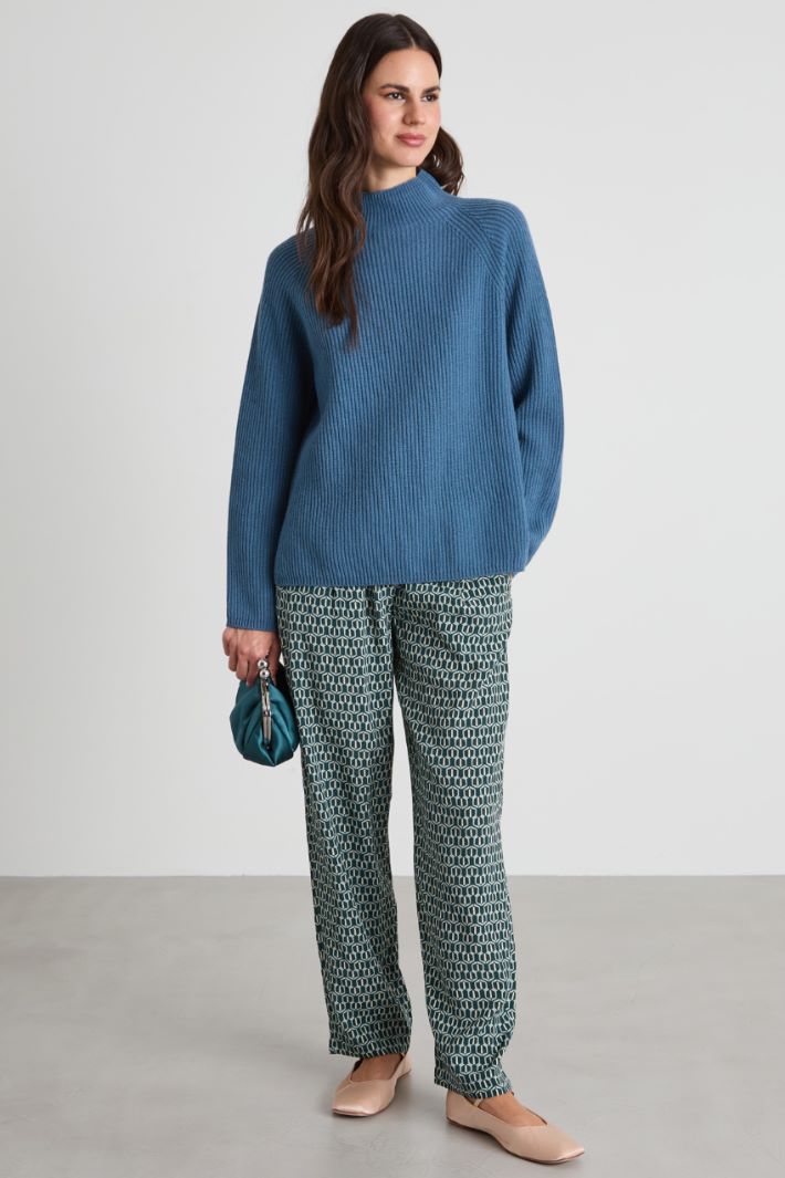 Rib-knit sweater Intrend - 3
