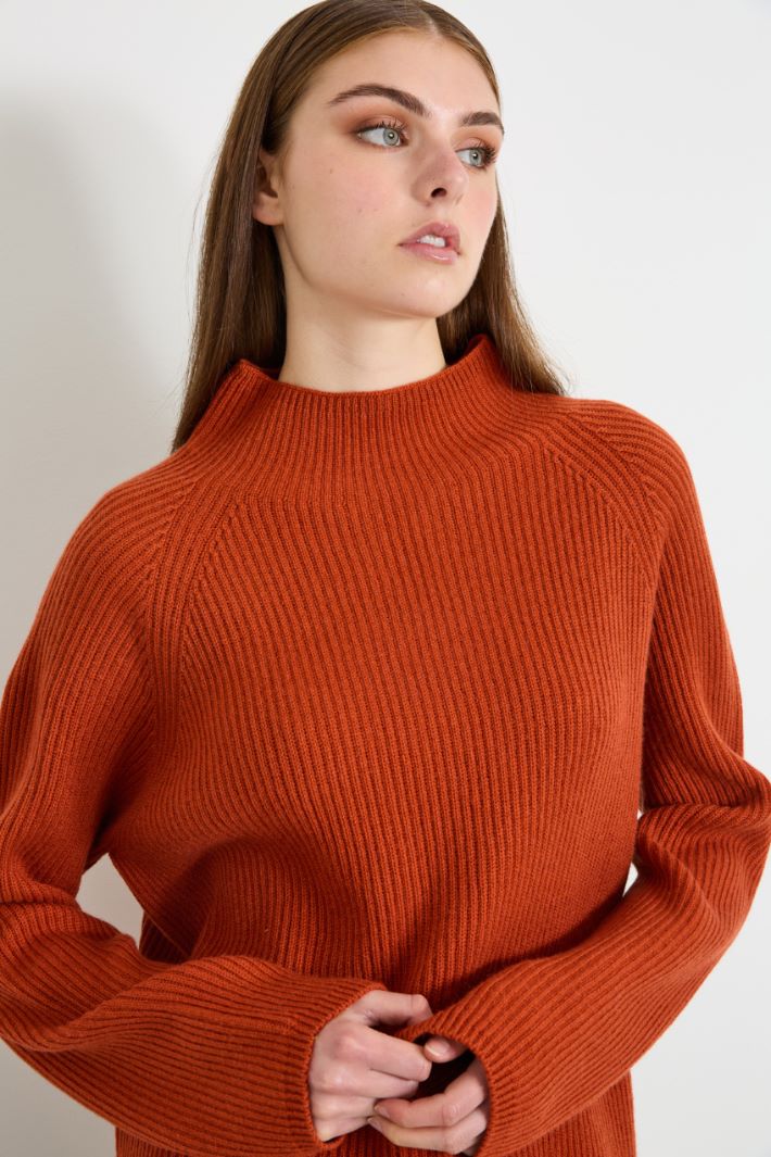 Rib-knit sweater Intrend - 4