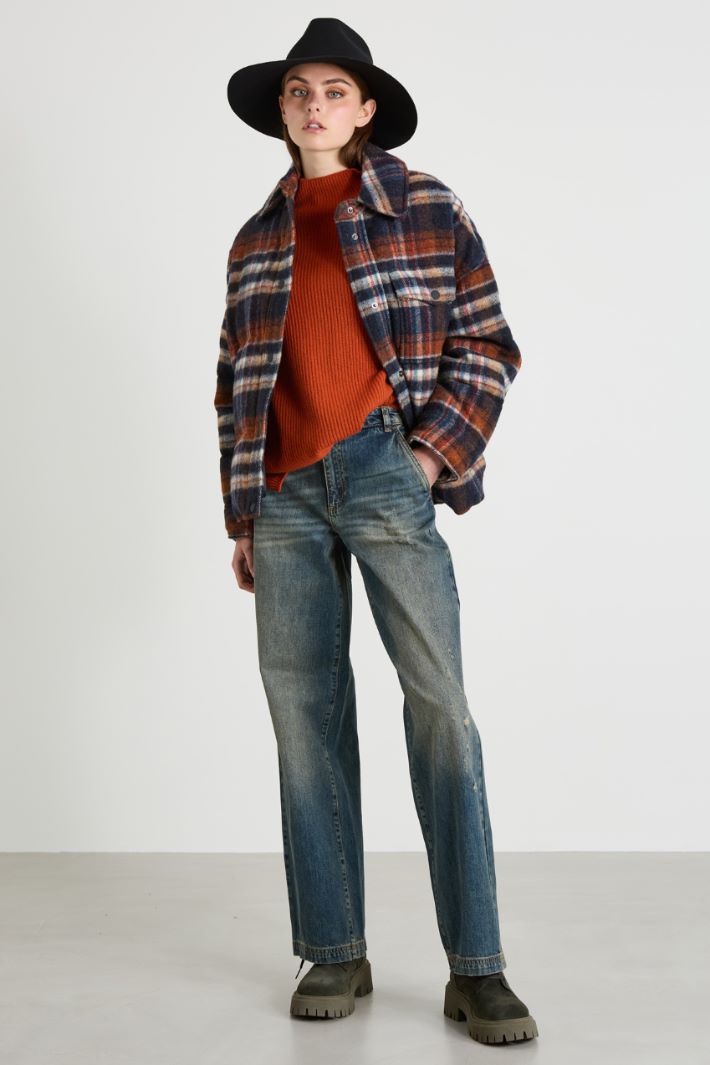 Rib-knit sweater Intrend - 3
