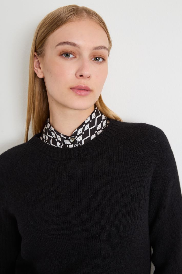 Wool and cashmere sweater Intrend - 4