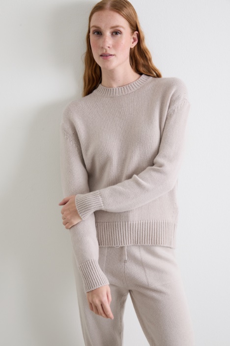 Wool and cashmere knit sweater Intrend