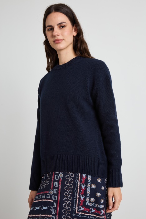 Wool and cashmere knit sweater Intrend