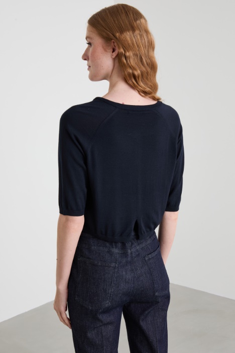 Coprispalle in filato di lana