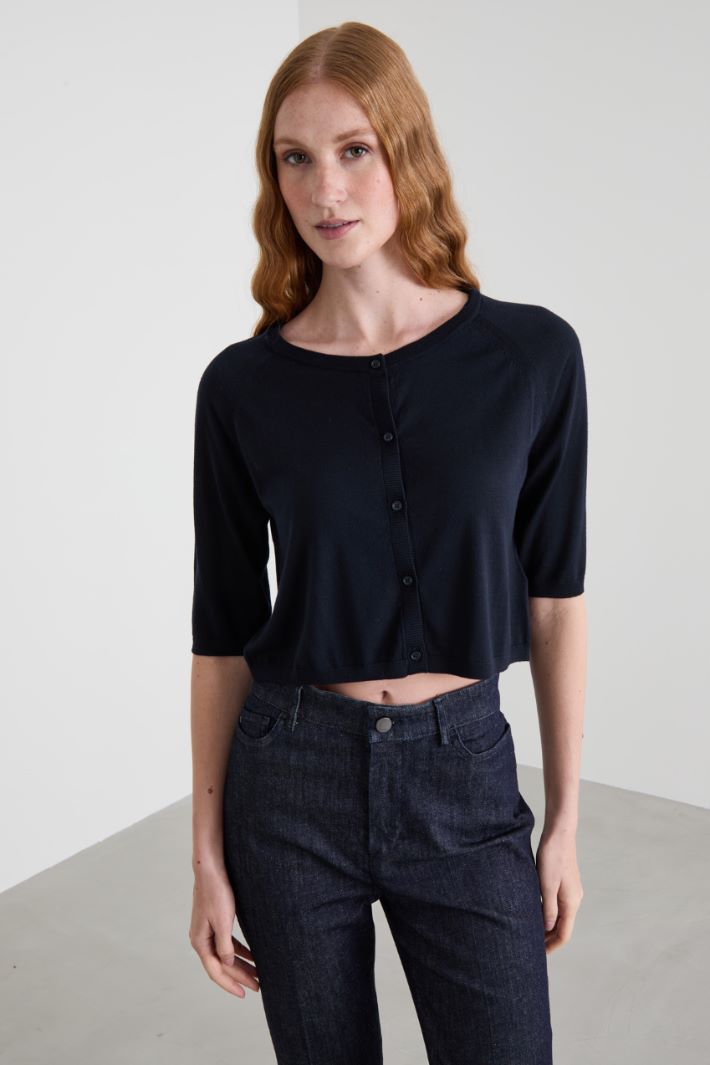 Wool yarn shrug Intrend