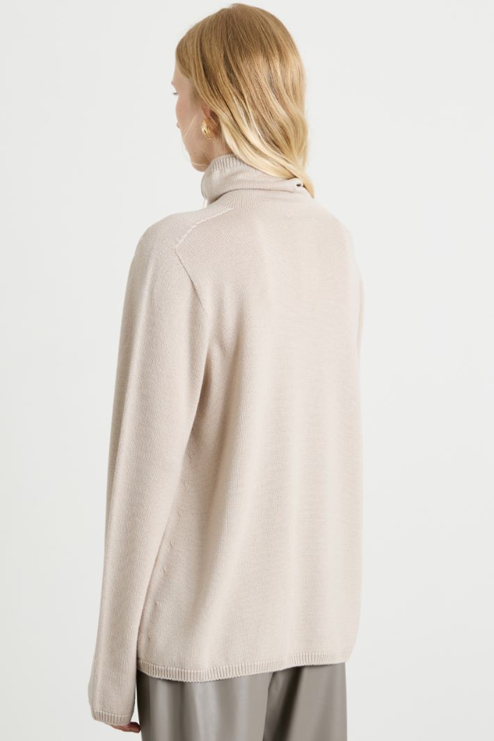 Jersey de cuello alto de lana Intrend - 4