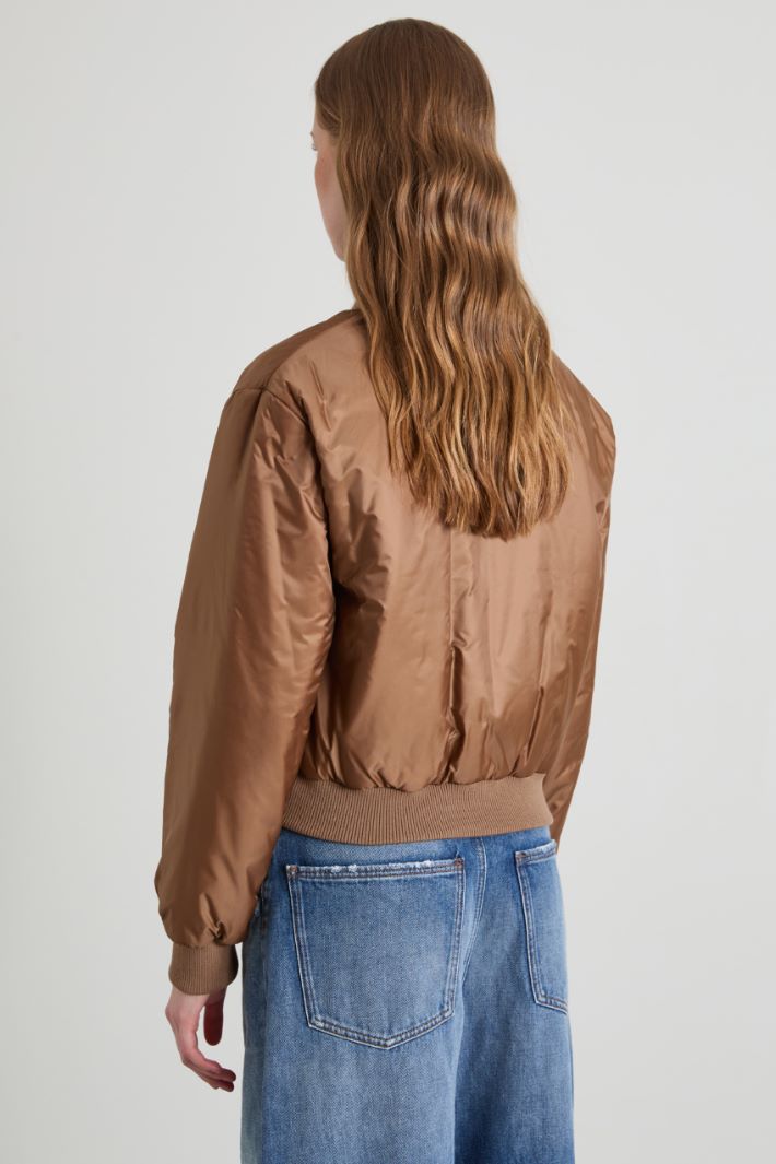 Reversible water-repellent bomber jacket Intrend - 3